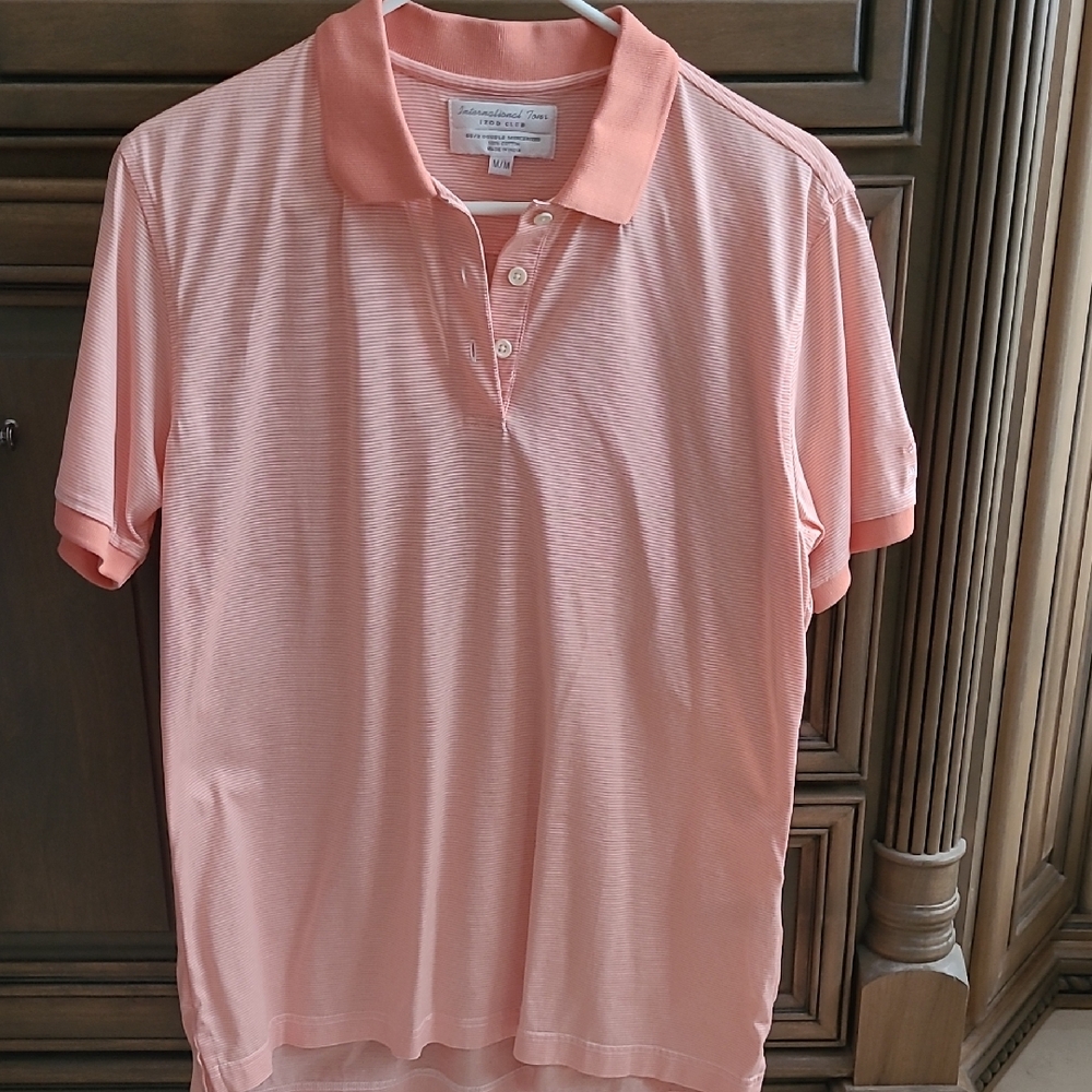 Womens Izod Orange Polo Shirt Classic Casual Style